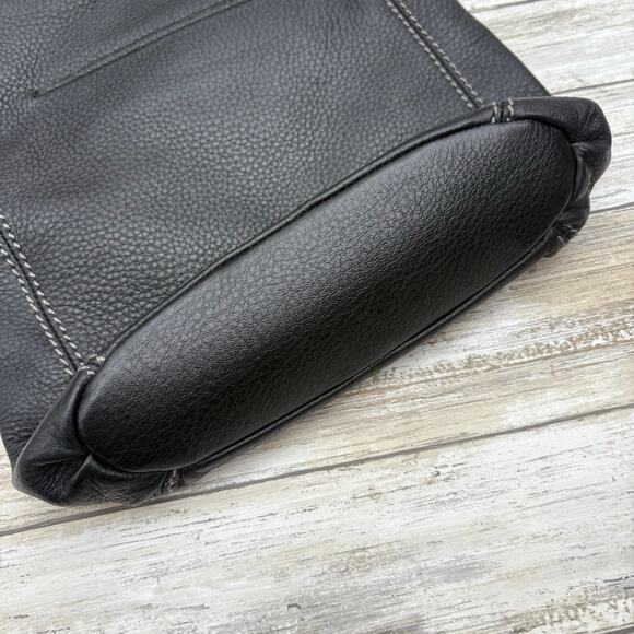 The Sak Laurel Purse Black Pebbled Leather Crossbody Classic Travel Casual - Picture 3 of 9